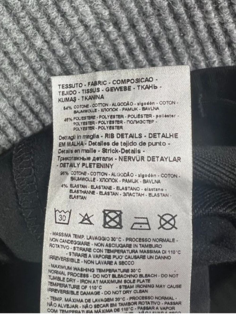 Armani Exchange Mens XXL Black Sweatpants Pants Joggers Thick Heavy Drawstring - Picture 10 of 11